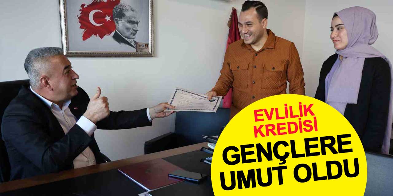 Enkaz kentte 150 bin TL’lik evlilik kredisi gençler için umut oldu