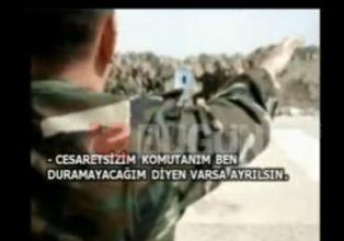 Yüzbaşıdan kan donduran emir VİDEO