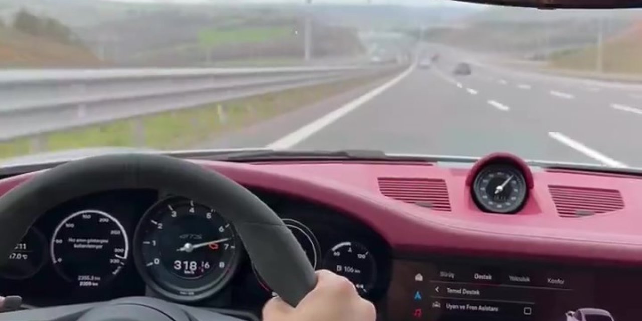 318 kilometre hızla makas attı! İşte o anlar