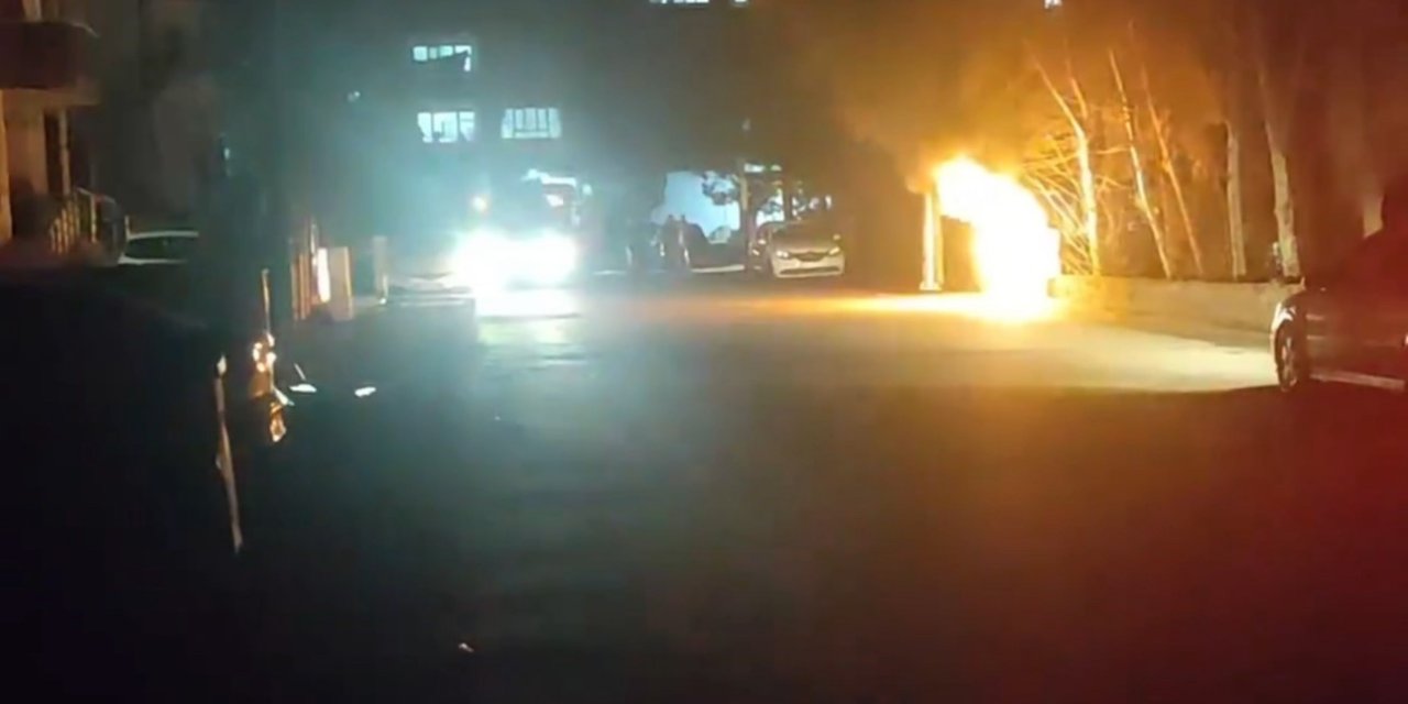 Elektrik panosu bomba gibi patladı