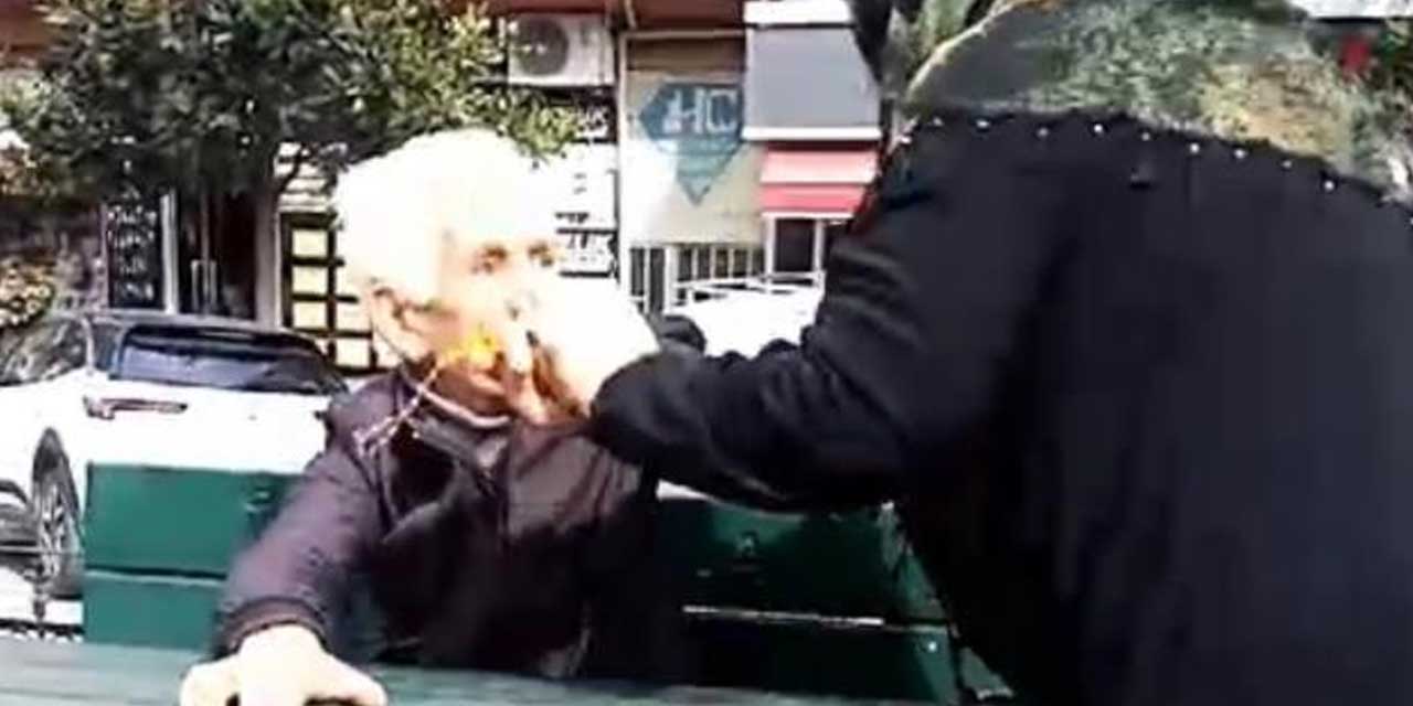 Kendisini rahatsız eden adamı evire çevire dövdü: O anlar kamerada