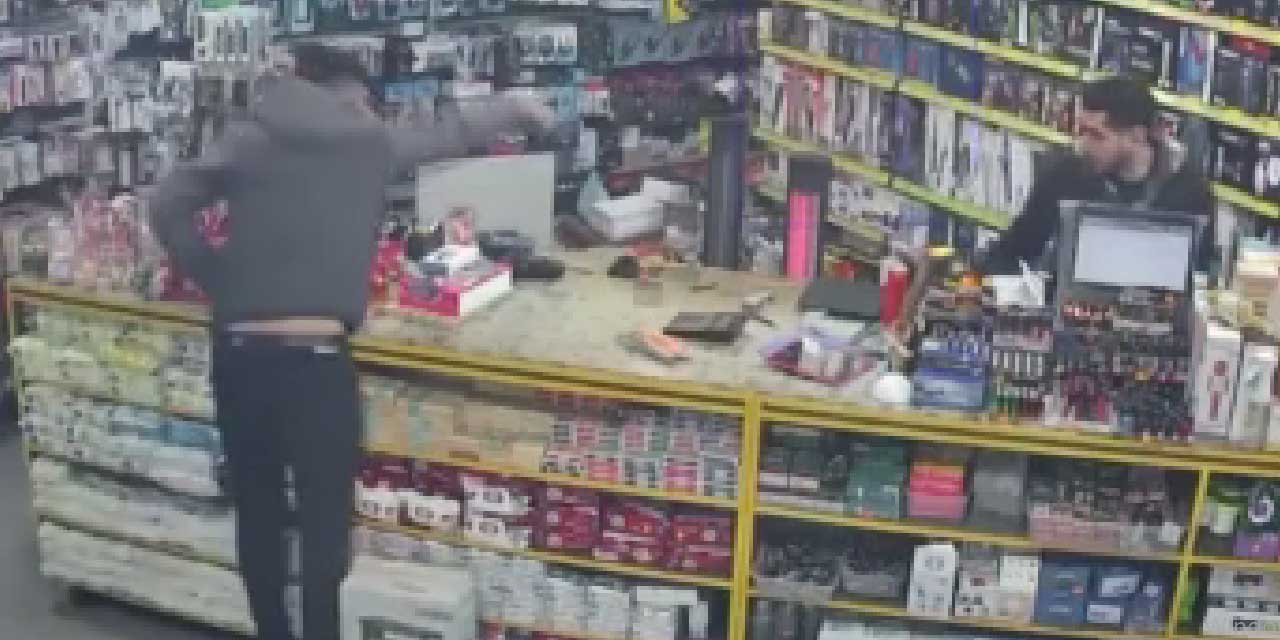 Husumetlisine kurşun yağdırdığı anlar kamerada