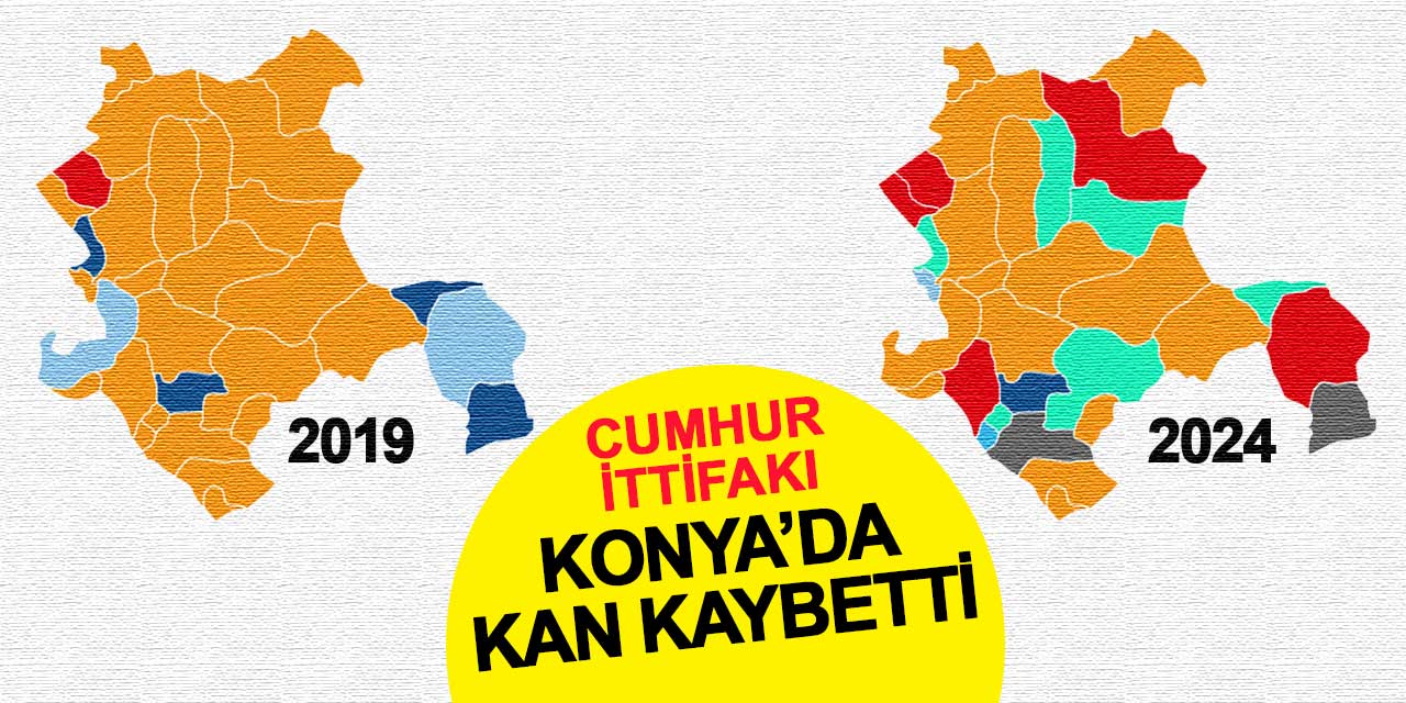 Cumhur İttifakı Konya'da kan kaybetti