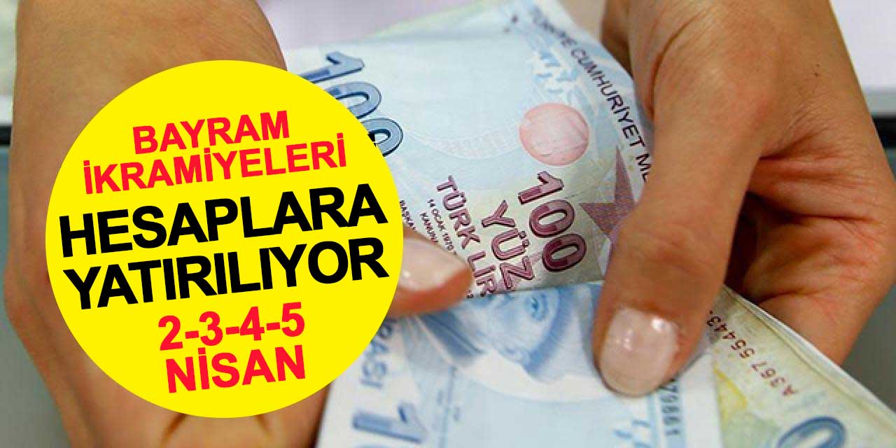 Emeklilerin bayram ikramiyeleri hesaplara yatırılıyor