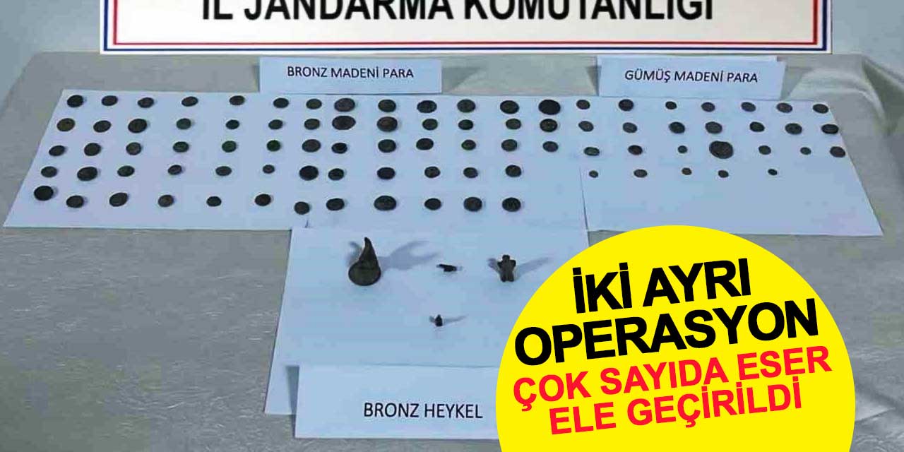 Hüyük'te Tarihi Eser Operasyonları: Çok Sayıda Eser Ele Geçirildi