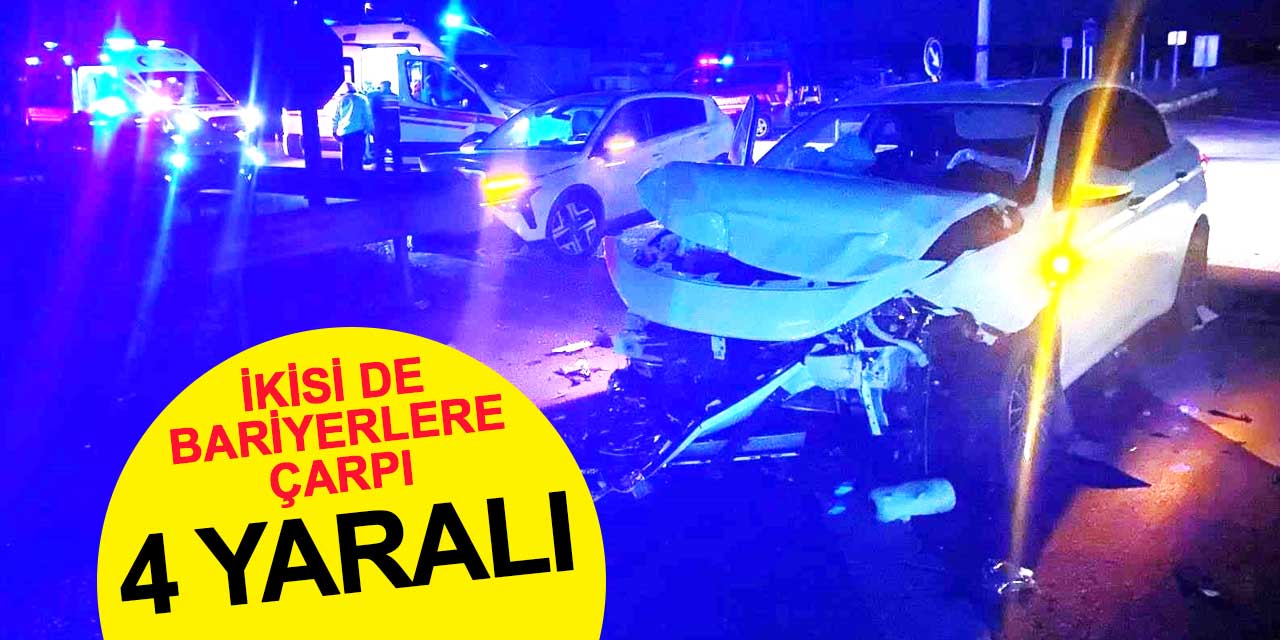 Konya-Ankara kara yolunda kaza: 4 yaralı
