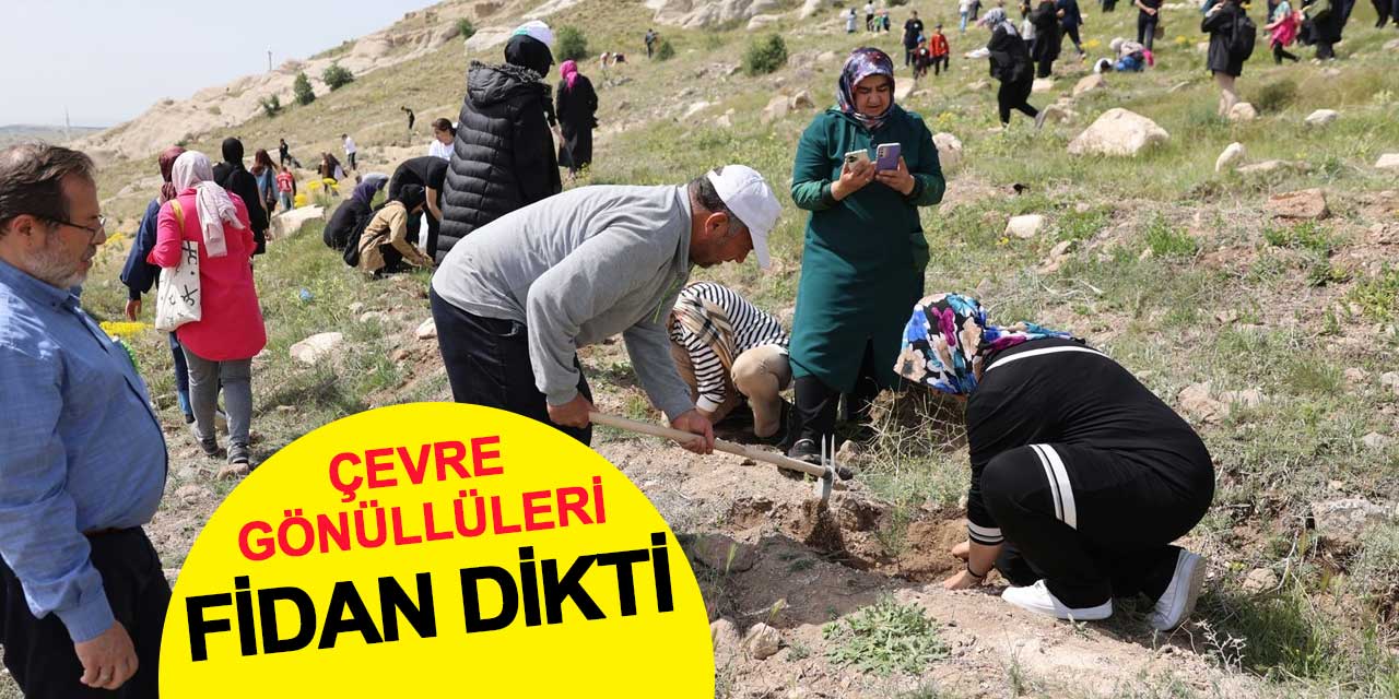 Selçuklu’da 530 çevre gönüllüsü fidan dikti