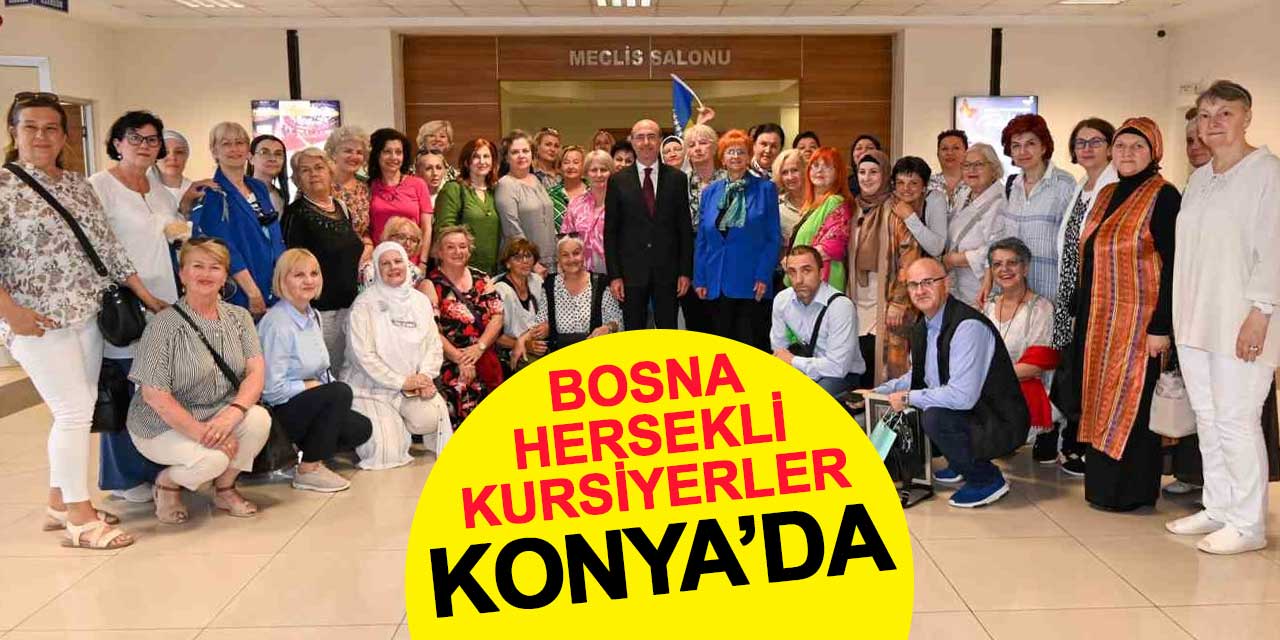 Bosna Hersekli Kursiyerler Selçuklu Belediyesi’ni Ziyaret Etti