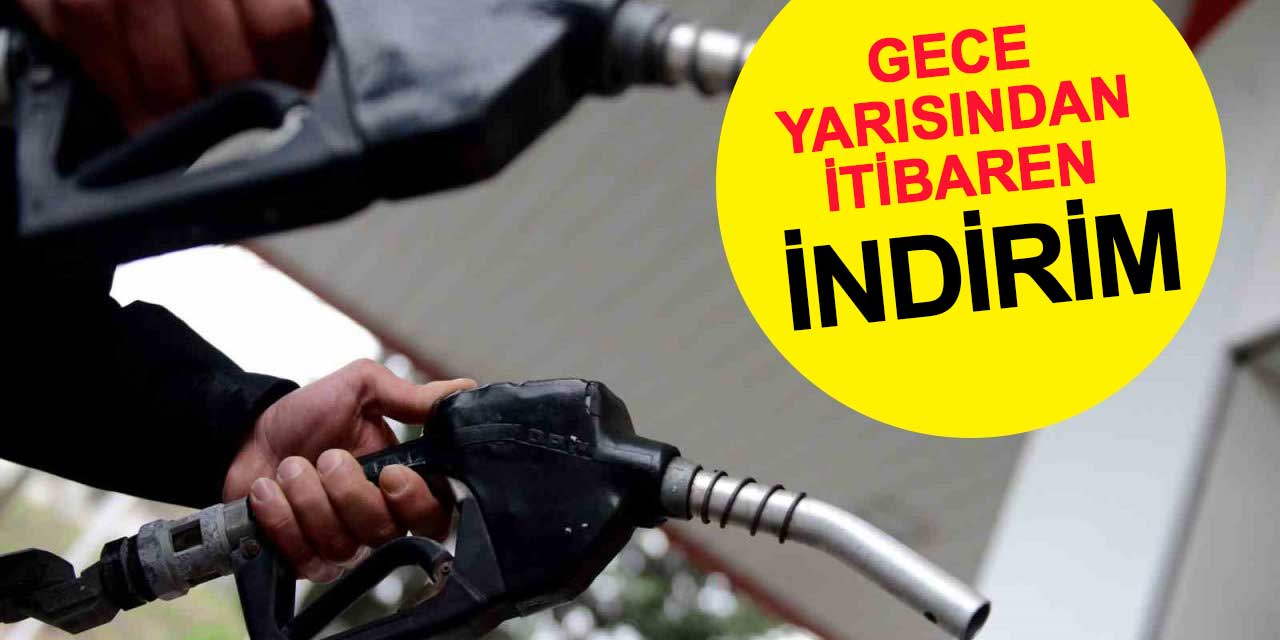 Benzine Gece Yarısından İtibaren İndirim Geliyor