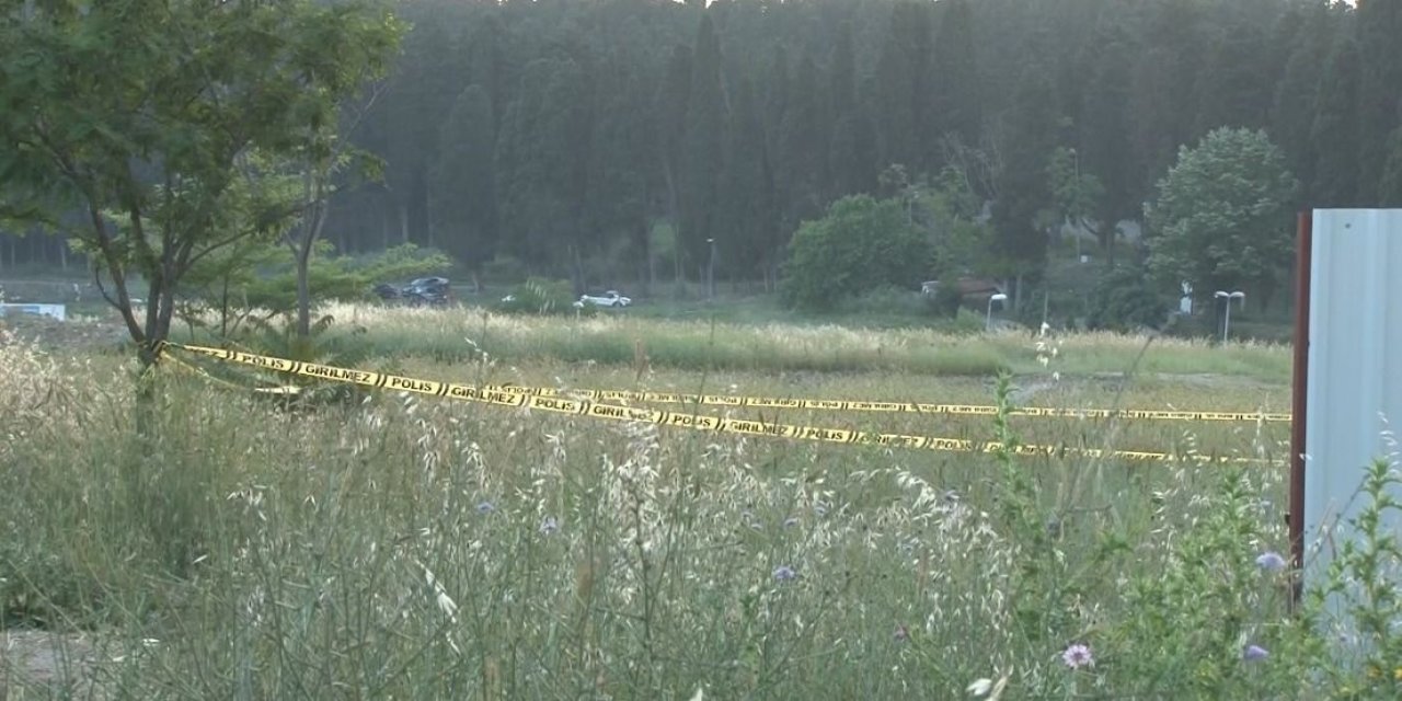 Boş arazide ekipleri harekete geçiren olay