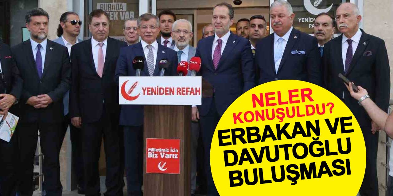 Erbakan ve Davutoğlu seçim sonuçlarını masaya yatırdı