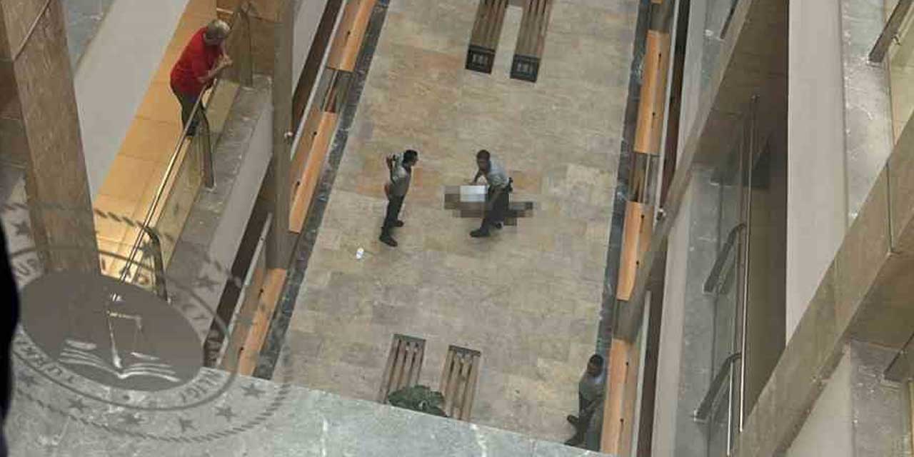 Adliyeye getirilen şüpheli 3. kattan atladı