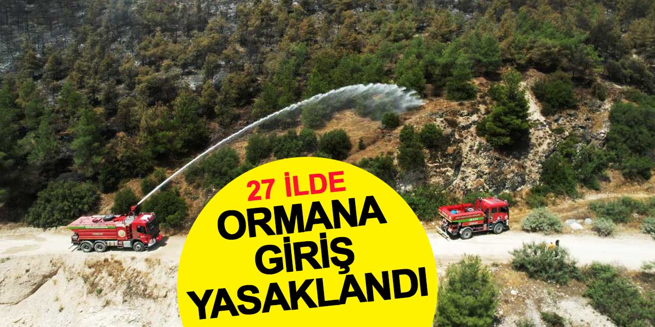 27 İlde Ormanlara Giriş Yasaklandı: Konya Şimdilik Listede Yok