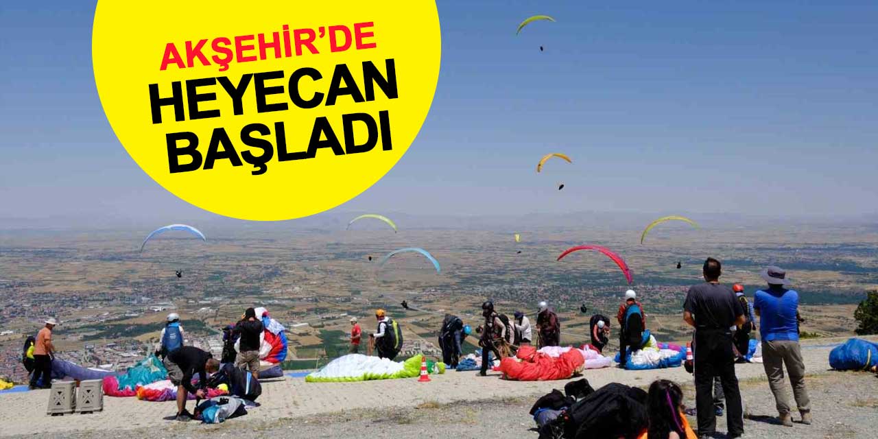 Akşehir'de Yamaç Paraşütü Heyecanı: 11. Uluslararası XC OPEN 2024 Başladı