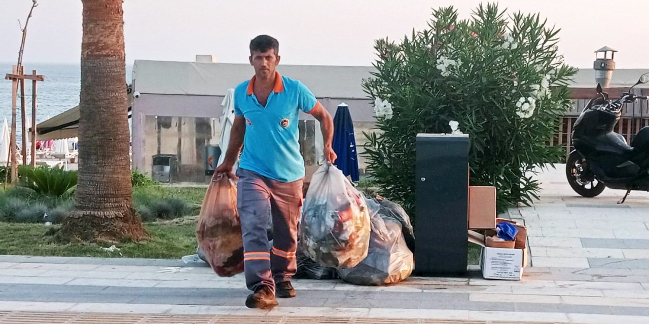 9 günlük tatilde 5 bin ton atık toplandı