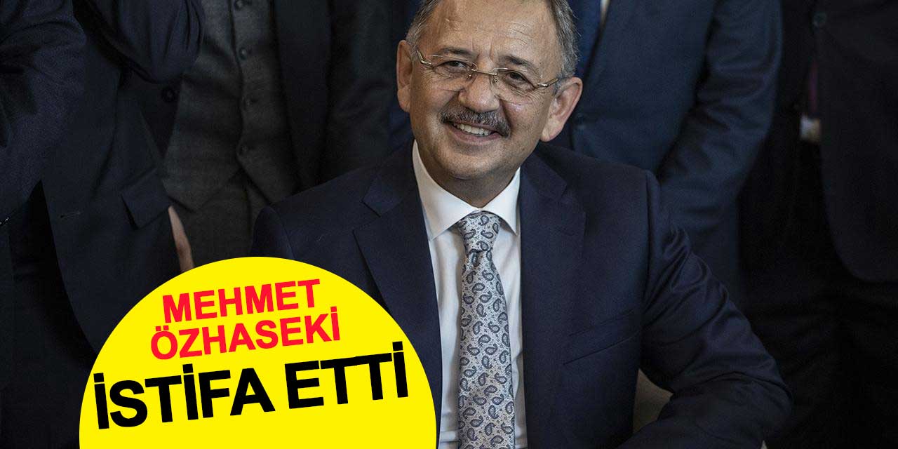 Mehmet Özhaseki İstifa Etti