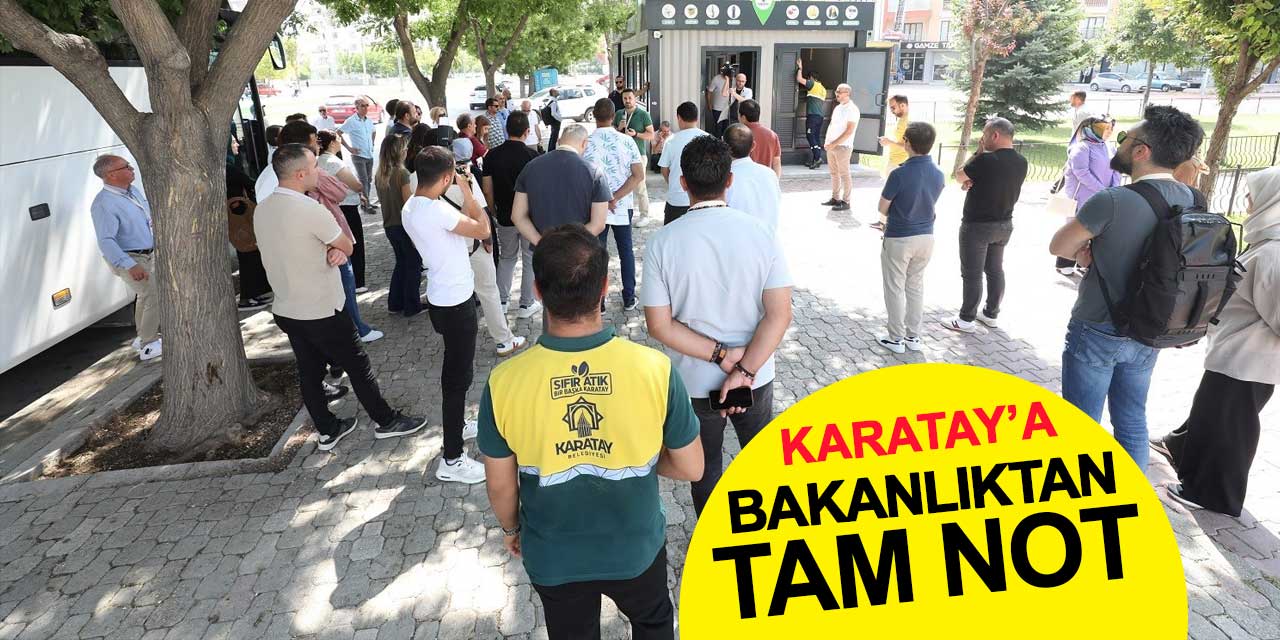 Karatay Belediyesi'nden Sıfır Atık Yönetimi Alanında Örnek Projeler