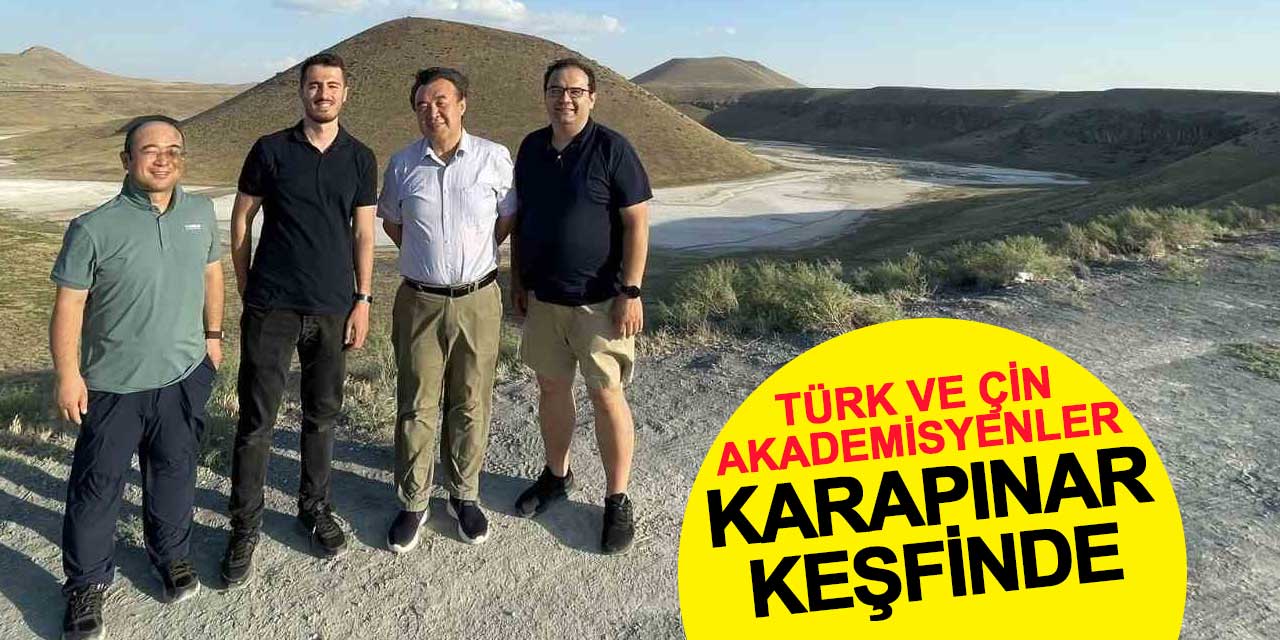 Türk ve Çin Akademisyenlerden Karapınar'a Teknik Gezi