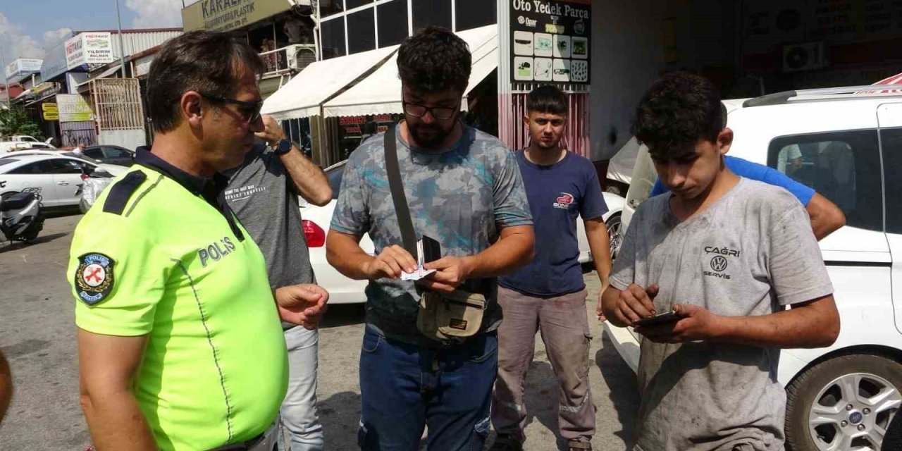 Ehliyetini alamadan kaza yaptı: 25 bin TL ceza