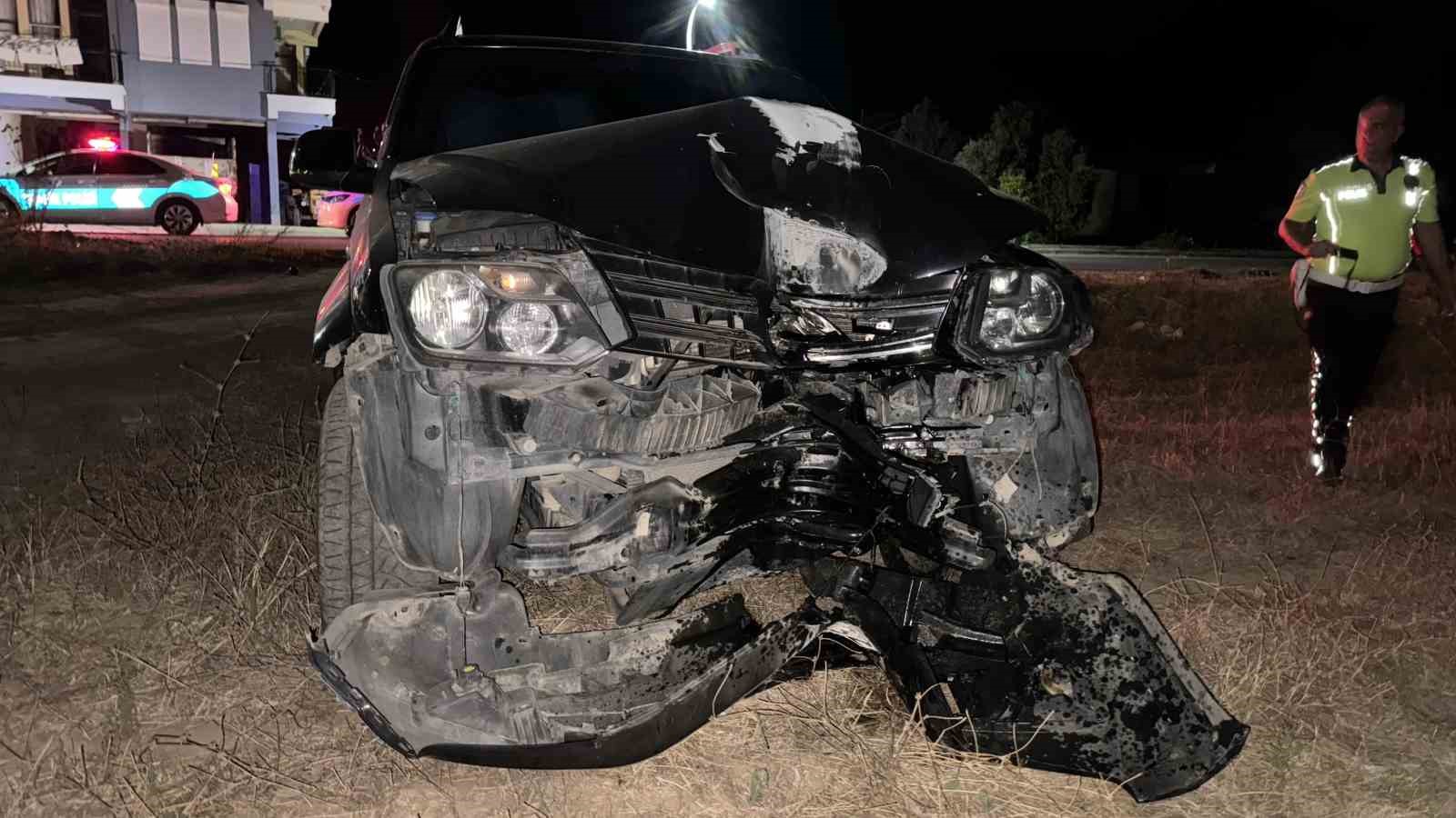 Yer: Gazipaşa! Yaptığı kaza sonrası olay hareket! Kendisi değil ekipler devreye girdi