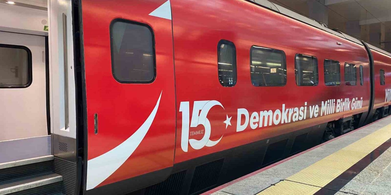 'Milletin Zaferi' Temalı Yüksek Hızlı Tren Yola Çıktı: İstanbul-Konya Arasında Sefer Yapacak
