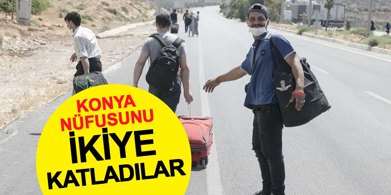 Türkiye'deki yasal yabancı sayısı Konya nüfusunu ikiye katladı