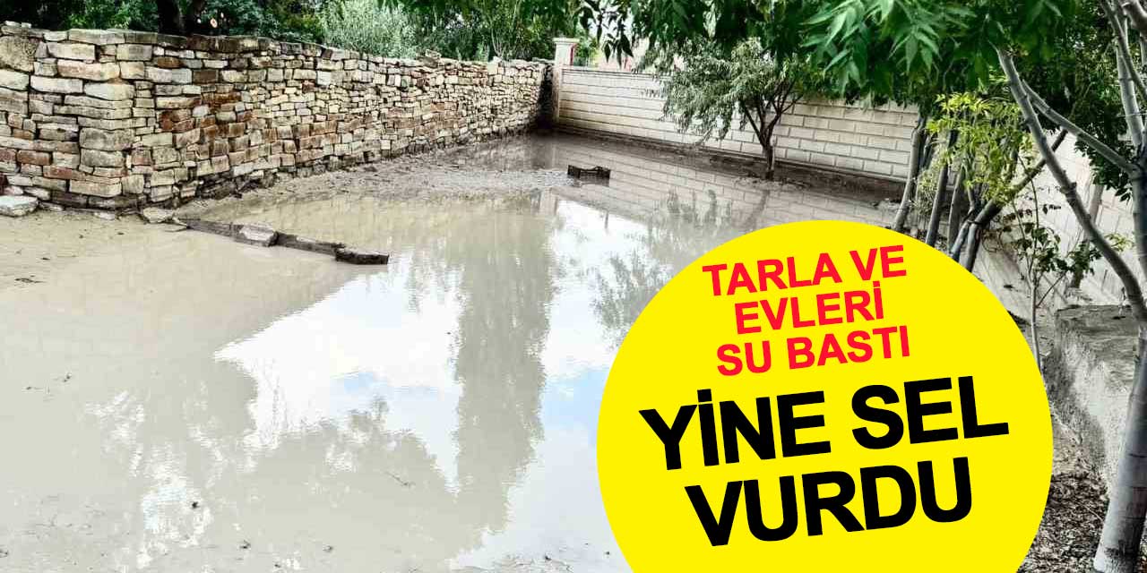 Kulu’yu yine sel vurdu: Ev ve tarlaları su bastı