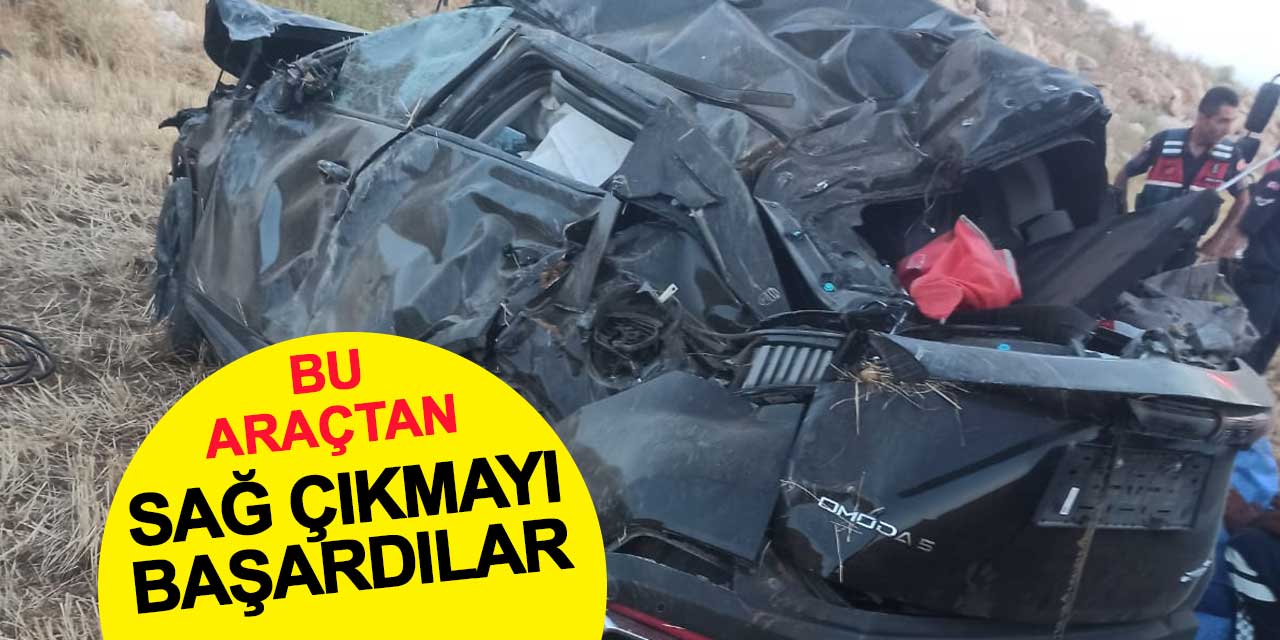 Onlarca takla atan araçtan sağ çıktılar