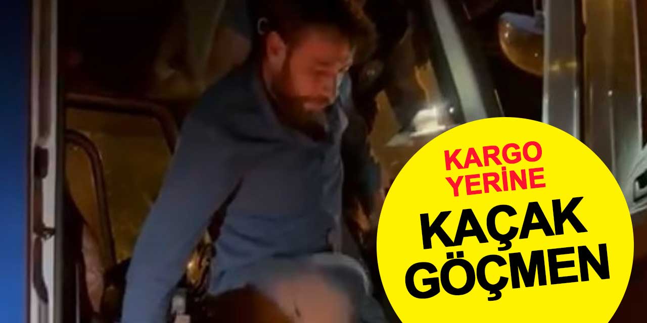 Yurtiçi Kargo kaçak göçmen taşıdı