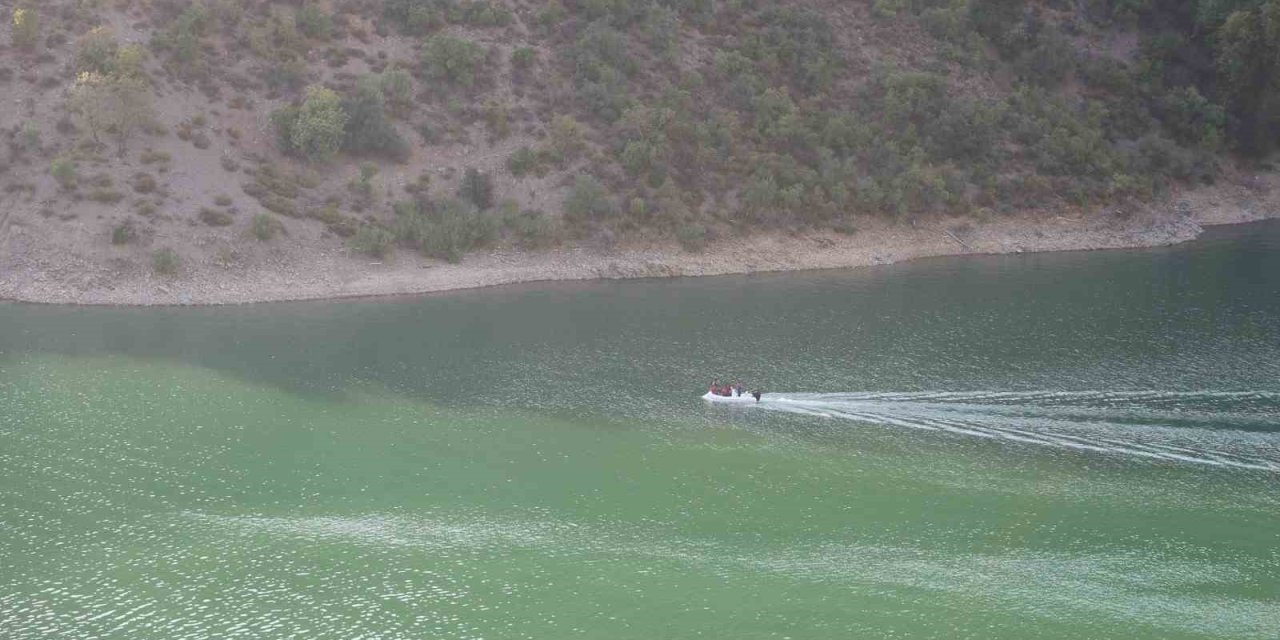 Adana'da yangın helikopterinin düştüğü bölge havadan görüntülendi