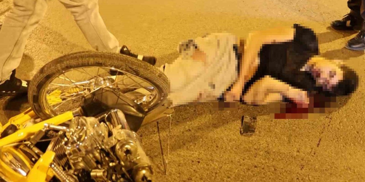Motosiklet kazasında ağır yaralanan 15 yaşındaki sürücü yaşam mücadelesi veriyor