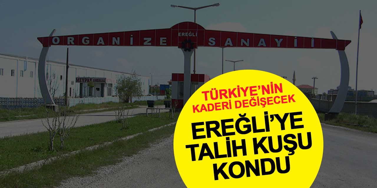 Ereğli’ye talih kuşu kondu: Türkiye’nin kaderi değişecek