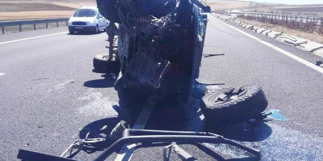 Konya'nın Kulu İlçesi Yakınlarında Trafik Kazası: 1 Kişi Yaralandı