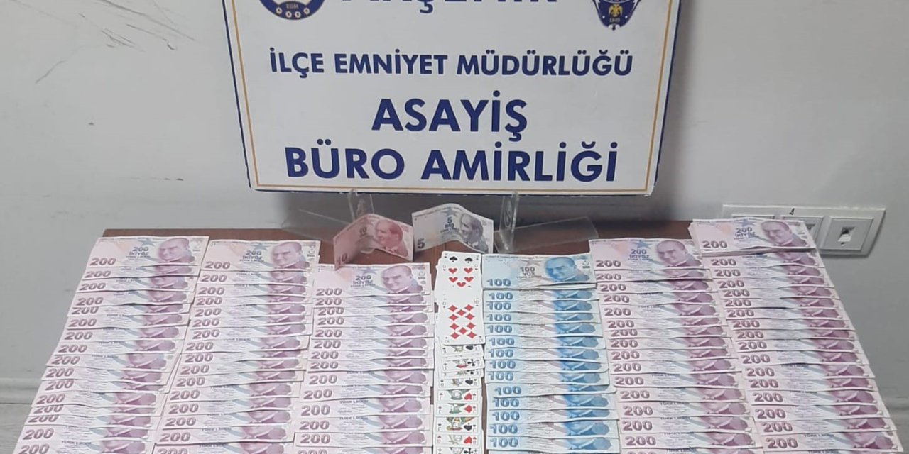 Akşehir’de kumar baskını