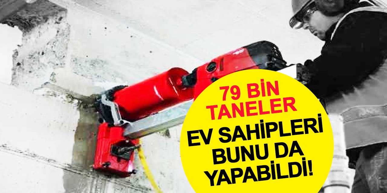 Ev sahipleri bunu da yapabildi! 79 bin taneler