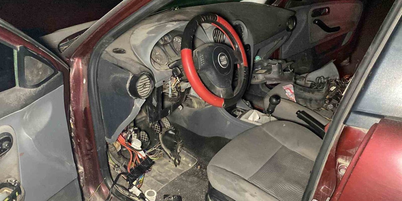 Tamire verdiği aracını paramparça buldu