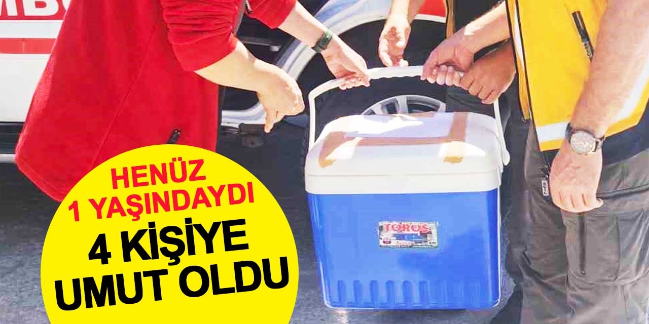 Konya'da Beyin Ölümü Gerçekleşen 1 Yaşındaki Bebeğin Organları 4 Kişiye Umut Oldu