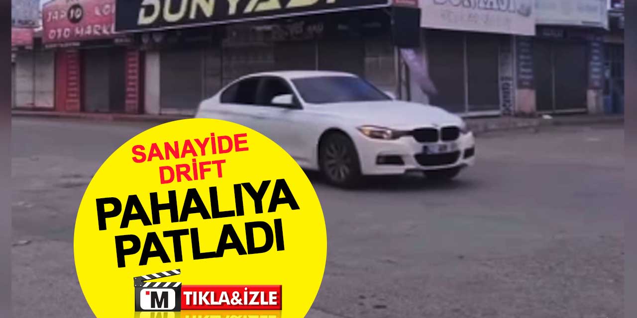 Konya Eski Sanayi Sitesi’nde drift pahalıya patladı