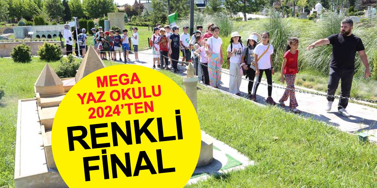 Meram Belediyesi MEGA Yaz Okulu 2024, Renkli Etkinliklerle Sona Erdi