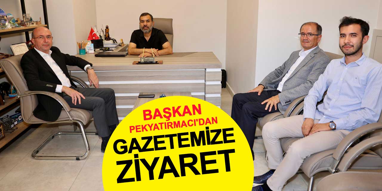 Selçuklu Belediye Başkanı Ahmet Pekyatırmacı'dan Memleket Gazetesi'ne Ziyaret