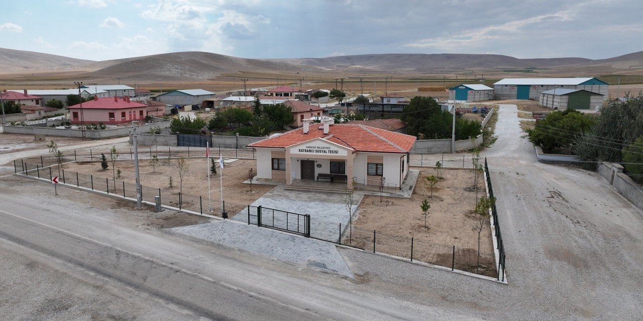 Katrancı Sosyal Tesisi açıldı