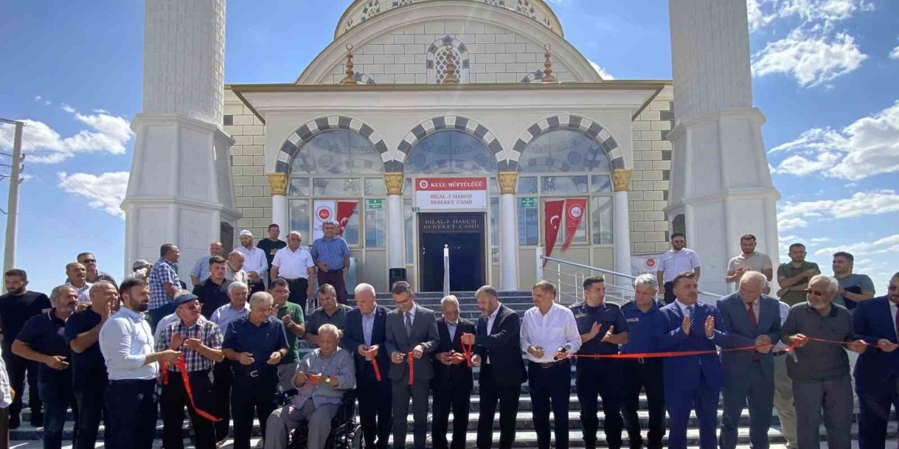 Kulu Bilal-i Habeşi Bereket Camii ibadete açıldı