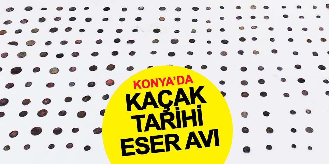 Konya’da 258 Parça Kaçak Tarihi Eser Yakalandı