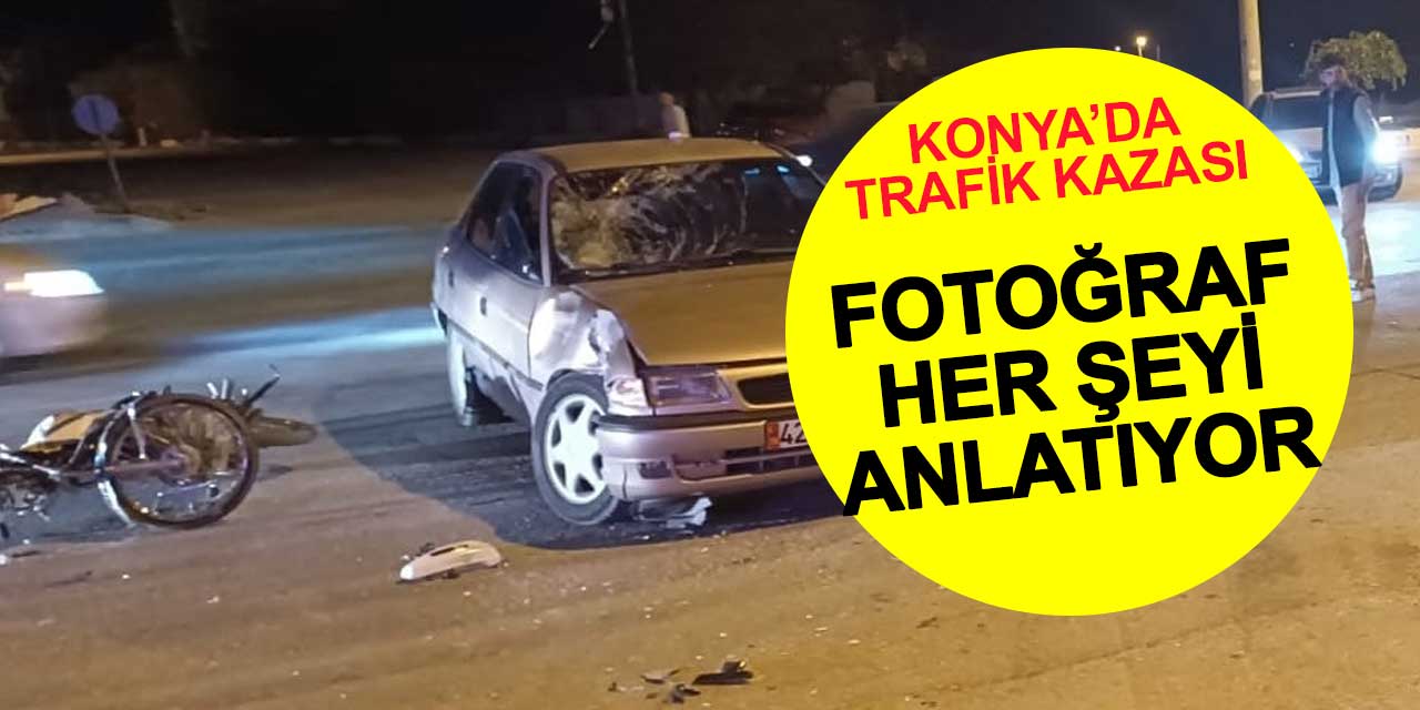 Fotoğraf her şeyi anlatıyor! Alparslan Türkeş Caddesi'nde kaza