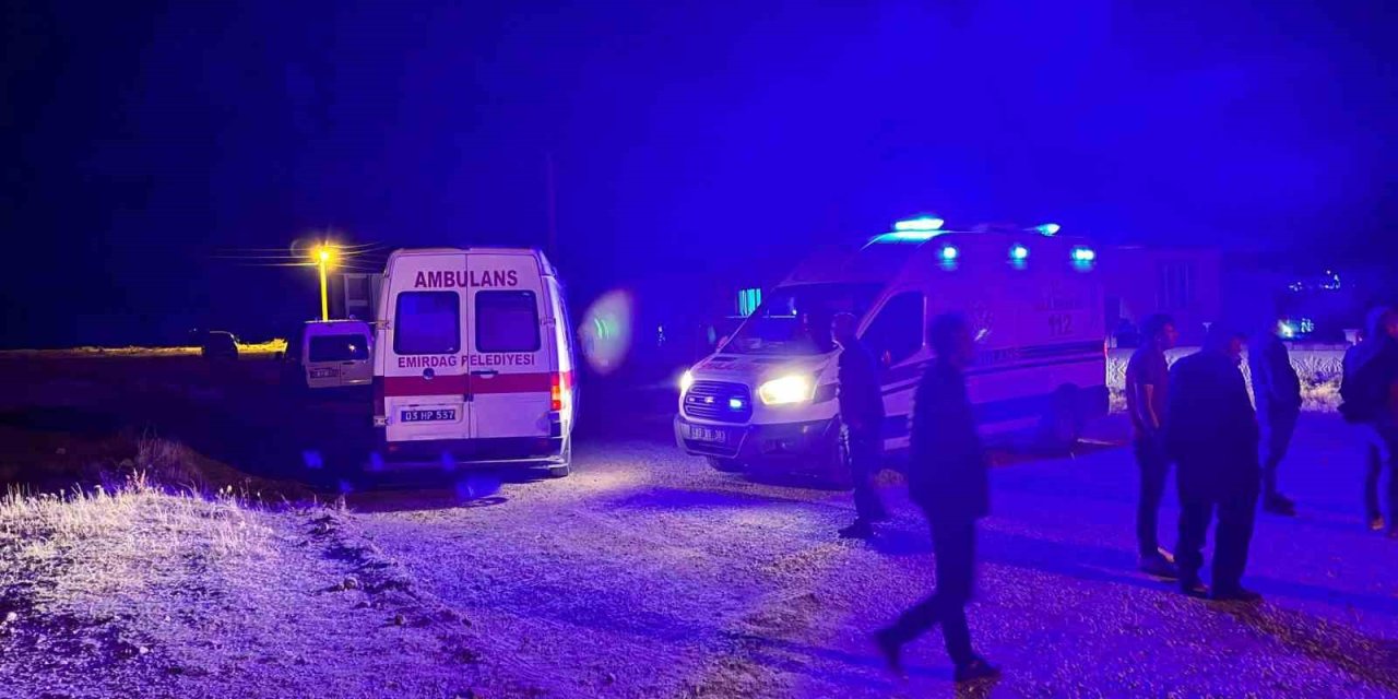 Afyon Emirdağ'da şok olay: Cinnet getiren koca evi kana boyadı