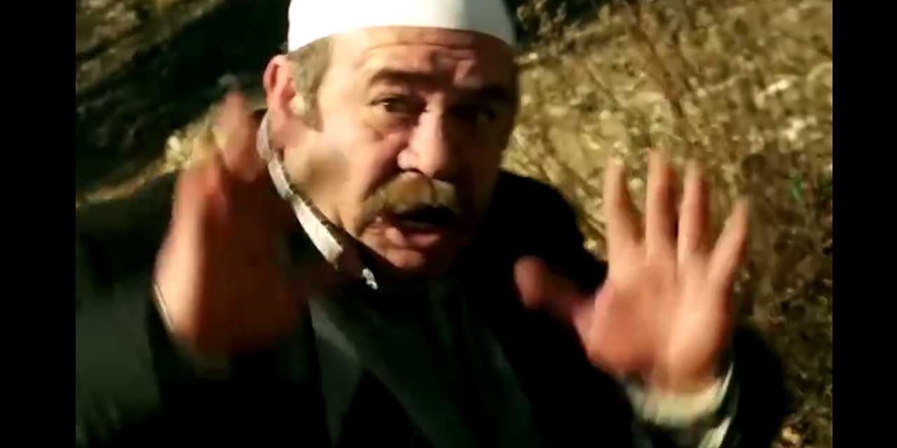 Film sahnesi gerçek oldu