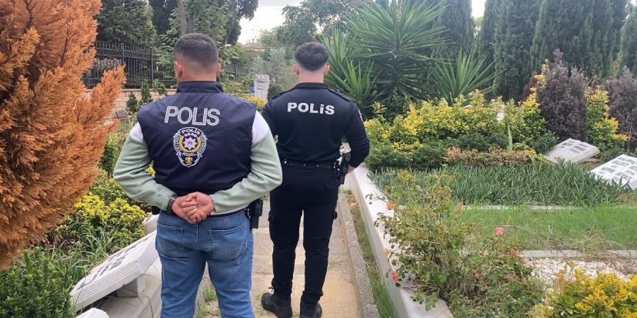 Cem Garipoğlu’nun kabrinin bulunduğu mezarlıkta polis nöbet tutuyor