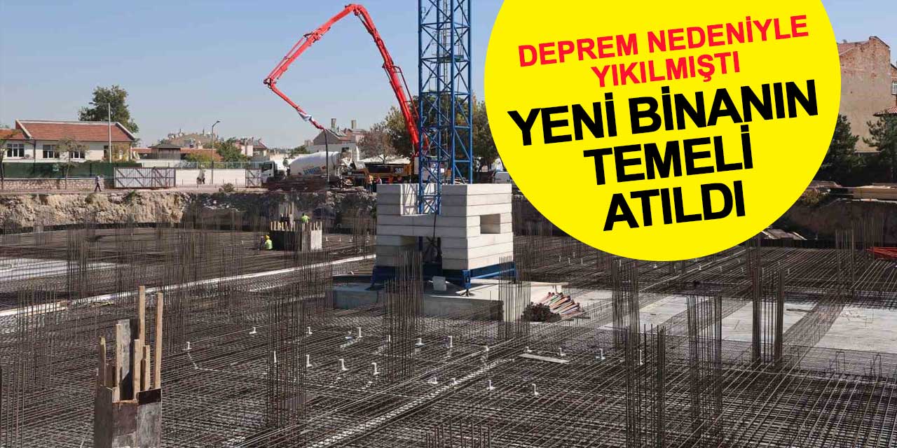 Konya Merkez İmam Hatip Lisesi'nin Yeni Binasının Temeli Atıldı