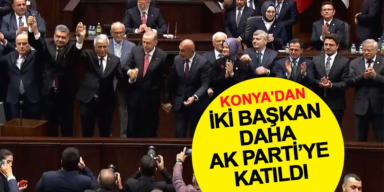 Konya'dan İki Belediye Başkanı AK Parti'ye Katıldı