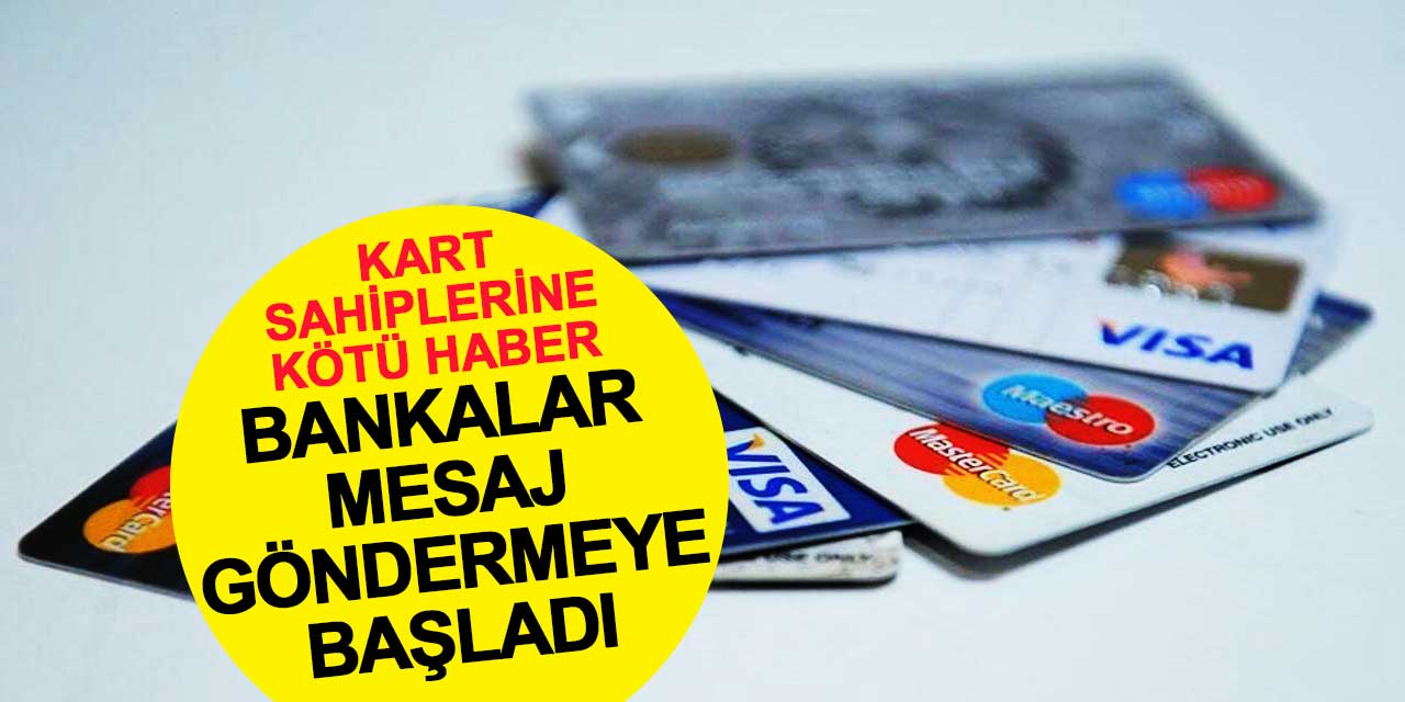 Kredi Kartı Faizlerinde Yeni Dönem: Bankalar Peş Peşe Mesaj Göndermeye Başladı